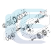 Planet Carrier for VOLVO EC210 EC240 FC2421 SA7117-34340 7117-34340 Varančiosios pavaros satelitas