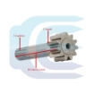Gear Shaft 13/ES/11ET/89L for KUBOTA RG51161810 RG511-61810 velenelis