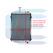 Radiator for KOBELCO 70SR SK80 80MSR YT05P00001R100 radiatorius
