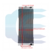 Vandens Radiatorius skirtas KOMATSU PC138 22B-03-31411 22B0331411