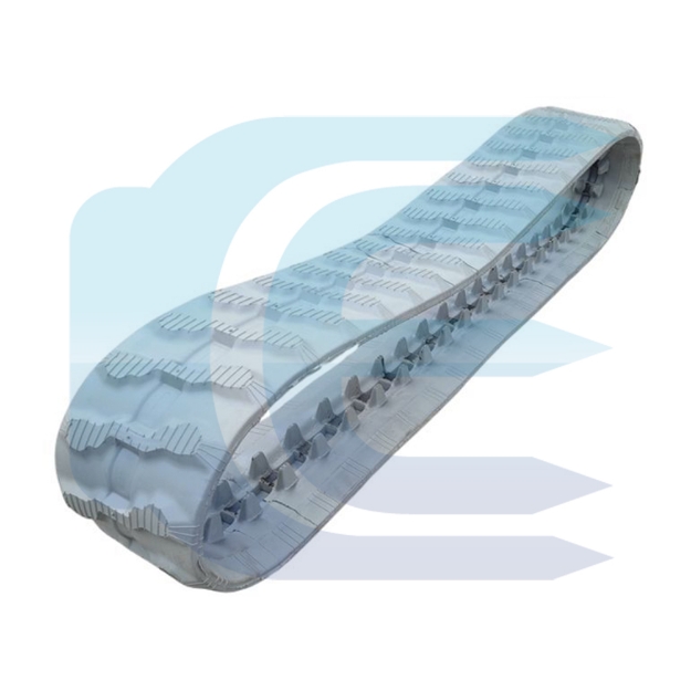 Rubber track 230X72X43 White HD