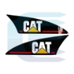 Sticker Set for CATERPILLAR CAT320B