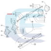 Tie Rod Assembly for NEW HOLLAND CASE B90 B95 570 580 87306934 144457A1 VAIRO TRAUKĖ