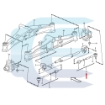 Tie Rod for VOLVO BL60 BL61 VOE15189110 15189110 87306934 87306927 VAIRO TRAUKĖ