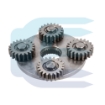 Gear Reduction Set for JCB JS115 JZ140 JS130 JS145 JS110 JS160 JS180 05/903836 pavaros reduktoriaus satelitas